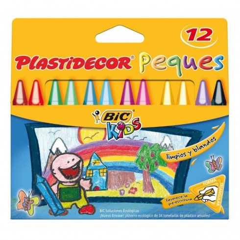 Ceras Plastidecor Peques 12 colores
