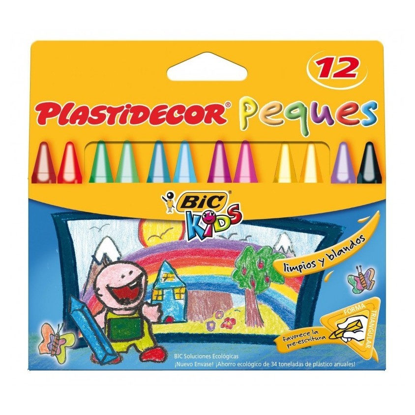 Ceras Plastidecor Peques 12 colores