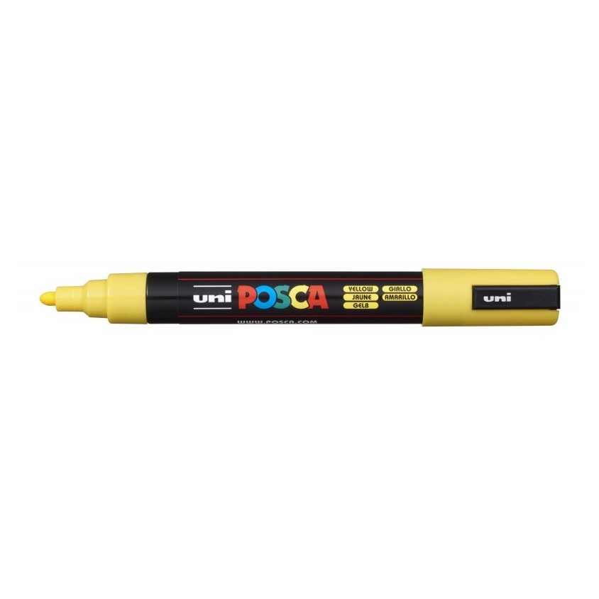 ROTULADOR POSCA PC5M AMARILLO