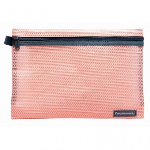 BOLSA MULTIUSO A5 C/CREMALLERA ROSA