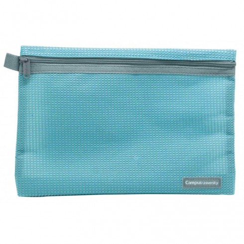BOLSA MULTIUSO A5 C/CREMALLERA  AZUL