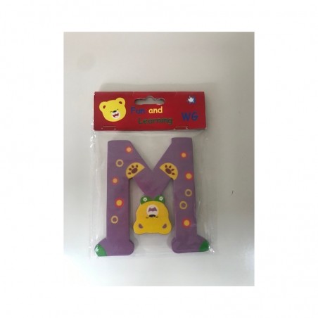 LETRA MADERA PERCHERO DECORADA INFANTIL