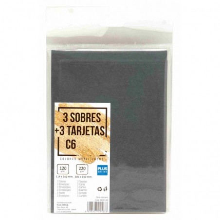 SOBRE+TARJETA 114X162 ORO