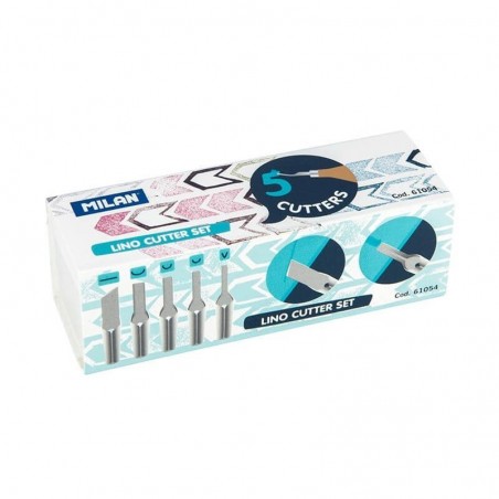 SET MANGO CON 5 PLUMILLAS LINOLEO