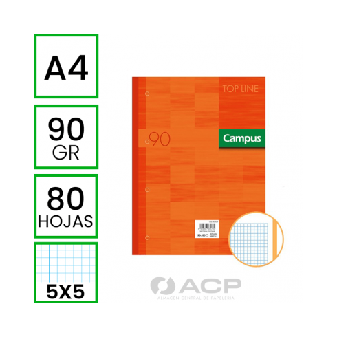 http://acpapeleria.com/35205-large_default/recambio-campus-encolado-a4-4tal-cdo5mm-naranja.jpg