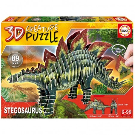 STEGOSAURUS 3D CREATURE PUZZLE