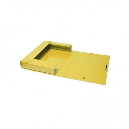 CARPETA PROYECTO A4 CARTON 5CM AMARILLO