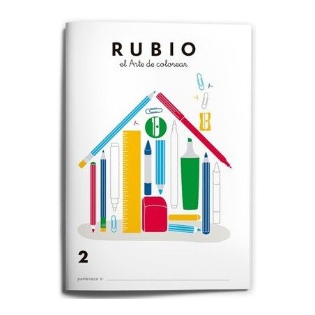 RUBIO LIBRO COLOREAR
