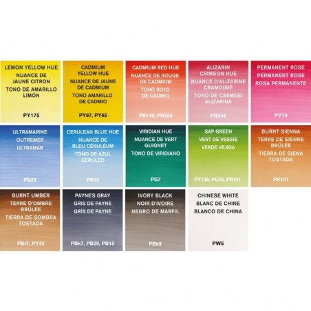 ACUARELA COTMAN 14 COLORES