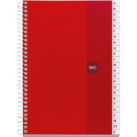 CUADERNO MRIUS ÍNDICE 4º CROMATIC ROJO