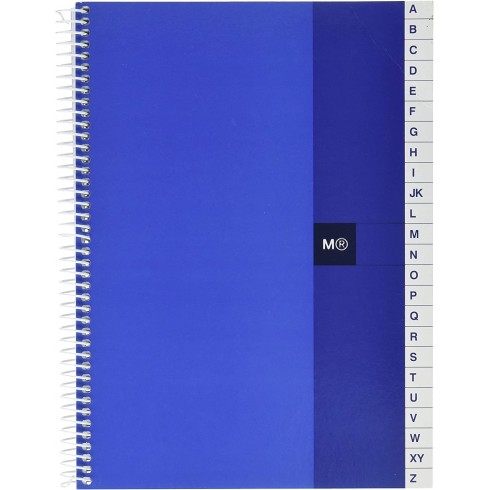 CUADERNO MRIUS ÍNDICE 4º CROMATIC AZUL