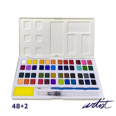 ACUARELAS POCKETBOX ARTIST CAJA 48 COLORES