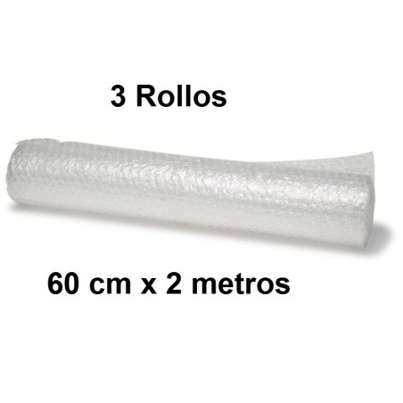 PLÁSTICO BURBUJA 60CMX2MT