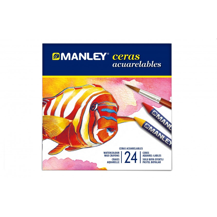 Ceras Acuarelables 24 colores