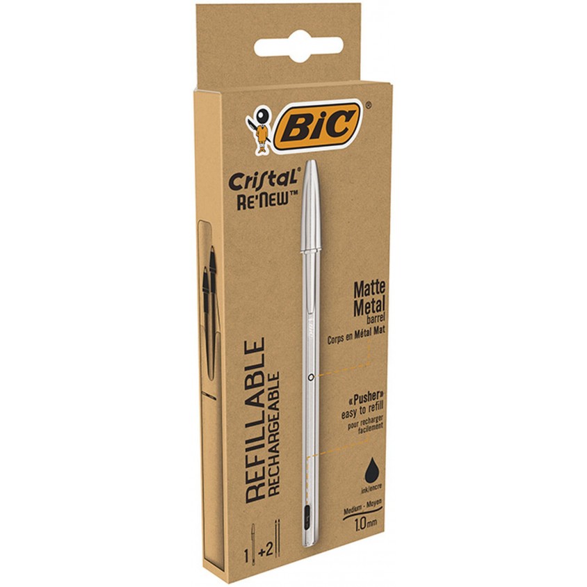 BOLIGRAFO BIC RENEW NEGRO