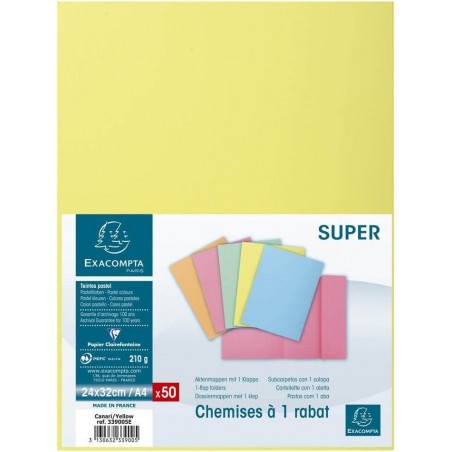 SUBCARPETA EXACOMPTA A4 1SOL