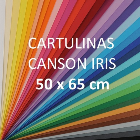 Cartulina Iris Guarro  50x65 colores lisos