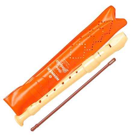 Flauta Hohner 9516 Plástico Naranja