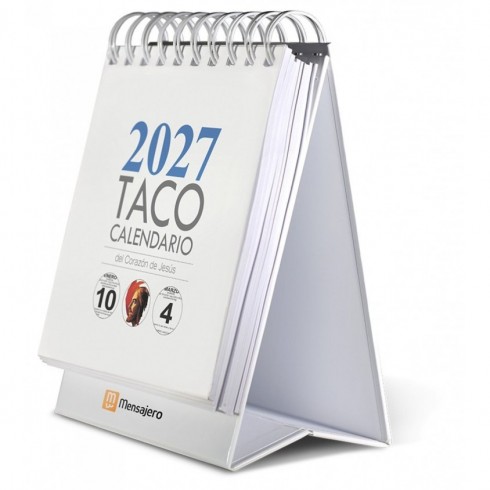 TACO CALENDARIO CORAZÓN DE JESUS
